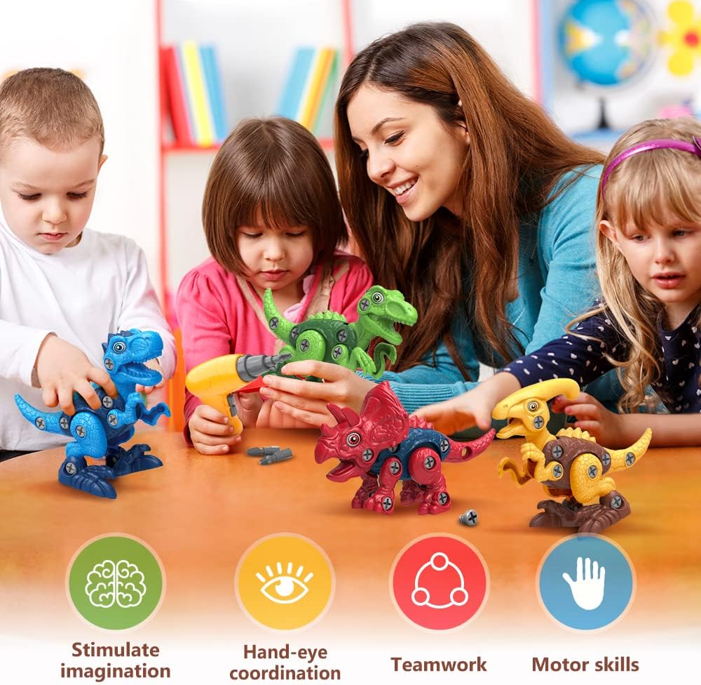 Brightblocks™ - Dinosaur STEM Building Toy Set