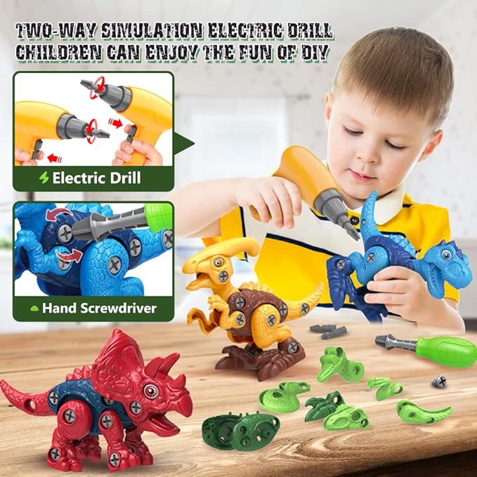 Brightblocks™ - Dinosaur STEM Building Toy Set