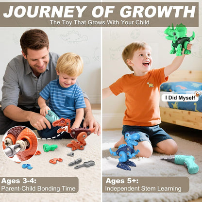 Brightblocks - Dinosaur STEM Toy Set for Kids