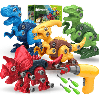Brightblocks Dinosaur STEM Building Toy Set